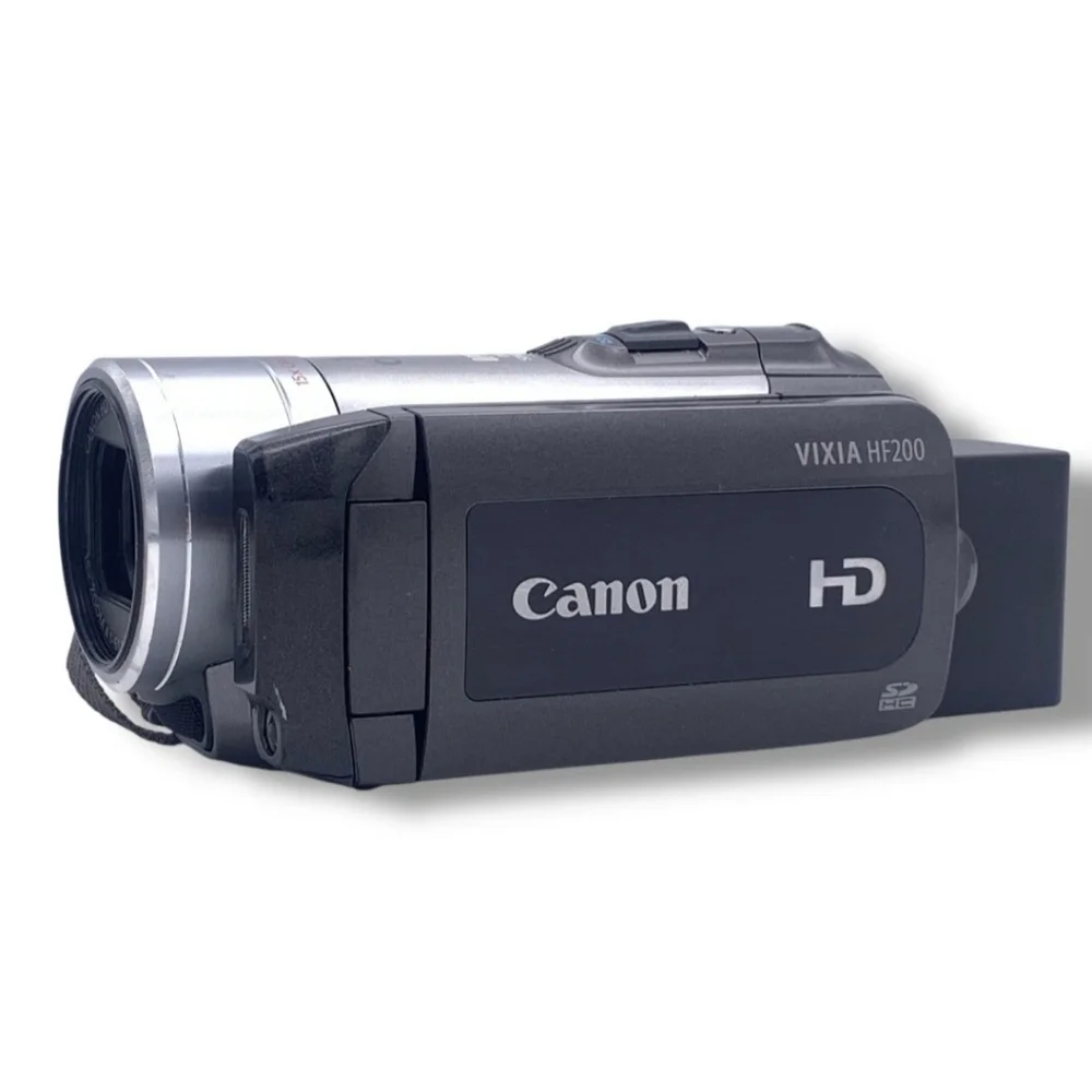 Canon VIXIA HF R200 Full HD 1080p AVCHD Camcorder Turns On NO SCREEN New Battery